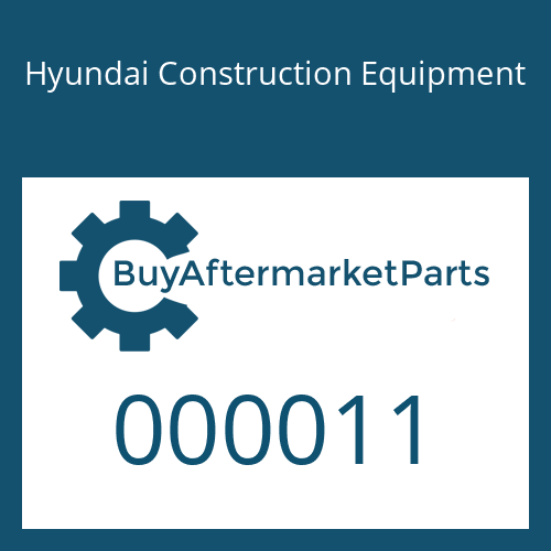 Hyundai Construction Equipment 000011 - BAND
