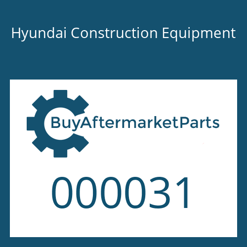 Hyundai Construction Equipment 000031 - BAND SUB