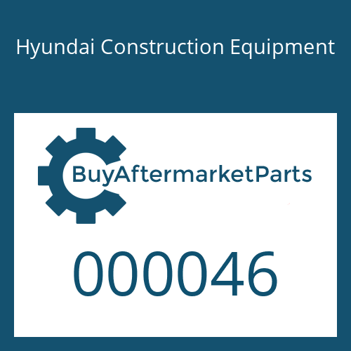 Hyundai Construction Equipment 000046 - BAND ASSY