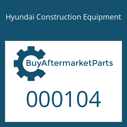 Hyundai Construction Equipment 000104 - BEARING-SPHERICAL