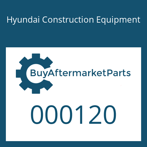 Hyundai Construction Equipment 000120 - BOLT-HEX