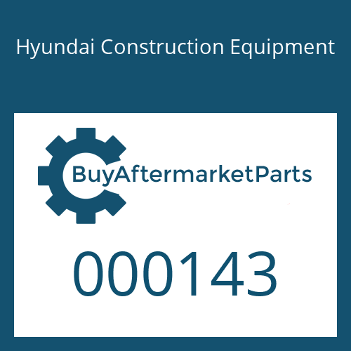 Hyundai Construction Equipment 000143 - BOLT-SOCKET