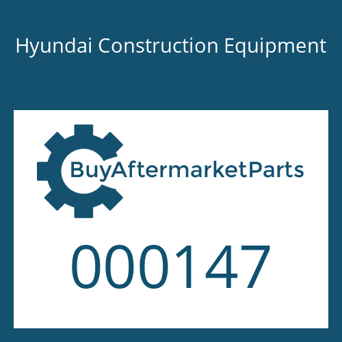 Hyundai Construction Equipment 000147 - BOLT-SOCKET