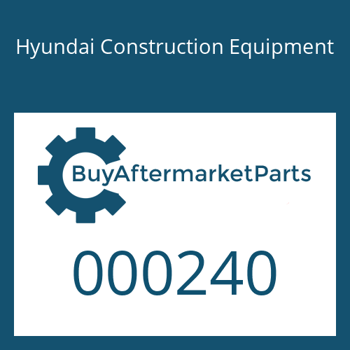 Hyundai Construction Equipment 000240 - CILINDER