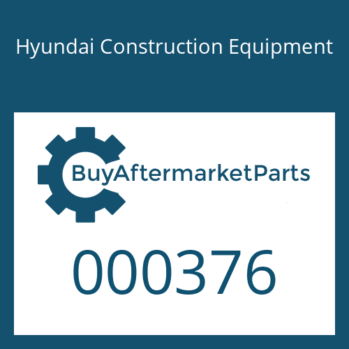Hyundai Construction Equipment 000376 - GLAND