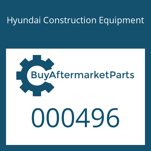 Hyundai Construction Equipment 000496 - NUT-NYLON