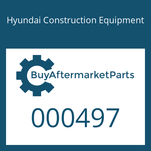 Hyundai Construction Equipment 000497 - NUT-NYLON