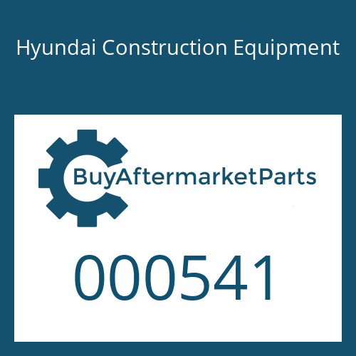 Hyundai Construction Equipment 000541 - O-RING