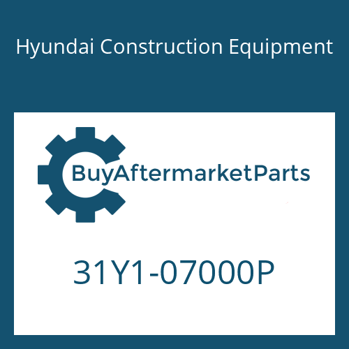 Hyundai Construction Equipment 31Y1-07000P - PIPE-LH