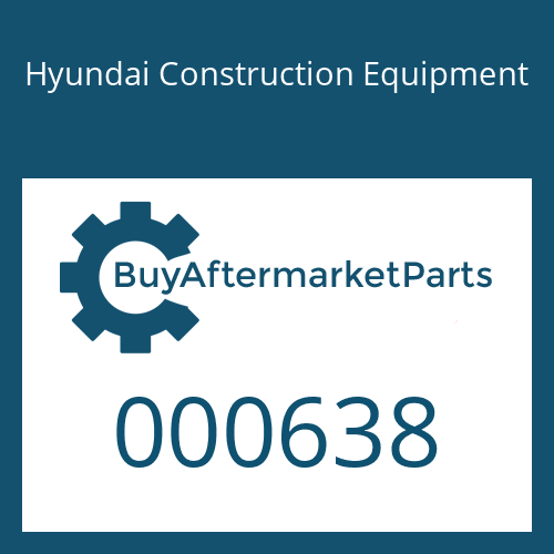 Hyundai Construction Equipment 000638 - PISTON