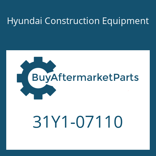 Hyundai Construction Equipment 31Y1-07110 - PISTON-CYL