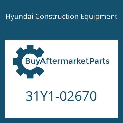 Hyundai Construction Equipment 31Y1-02670 - PISTON-CYL