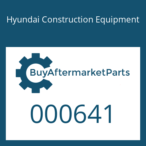 Hyundai Construction Equipment 000641 - PISTON