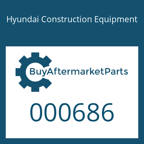 Hyundai Construction Equipment 000686 - RING-BACKUP
