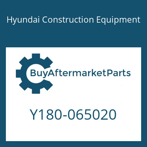 Y180-065020 Hyundai Construction Equipment RING-BACK UP