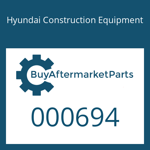 Hyundai Construction Equipment 000694 - RING-BACKUP