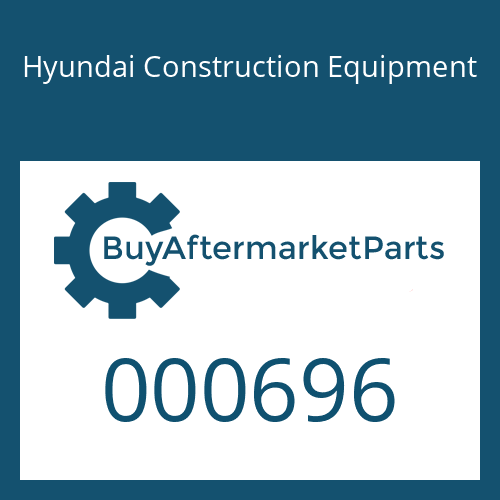 Hyundai Construction Equipment 000696 - RING-BACKUP