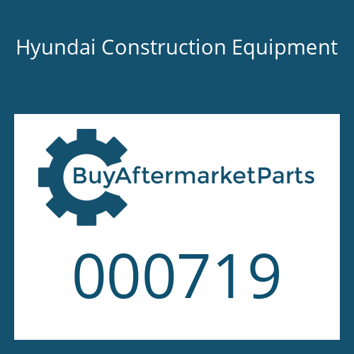 Hyundai Construction Equipment 000719 - RING-BACKUP