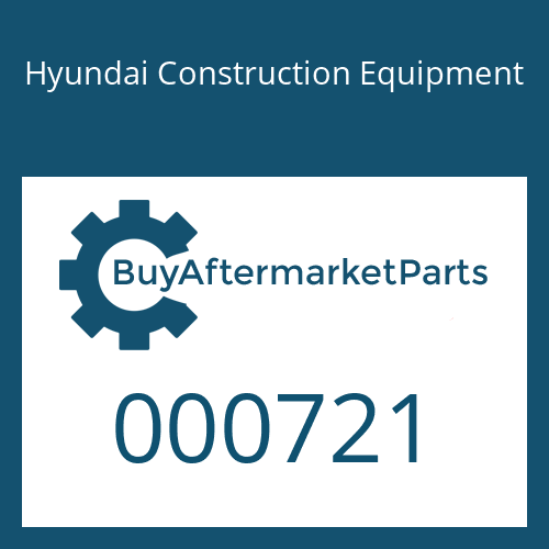 Hyundai Construction Equipment 000721 - RING-BACK UP