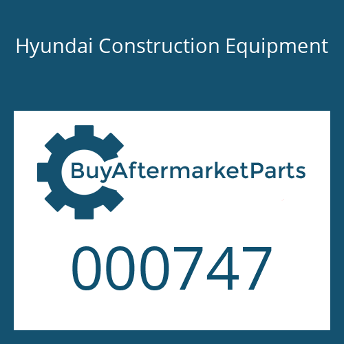 Hyundai Construction Equipment 000747 - RING-BUFFER