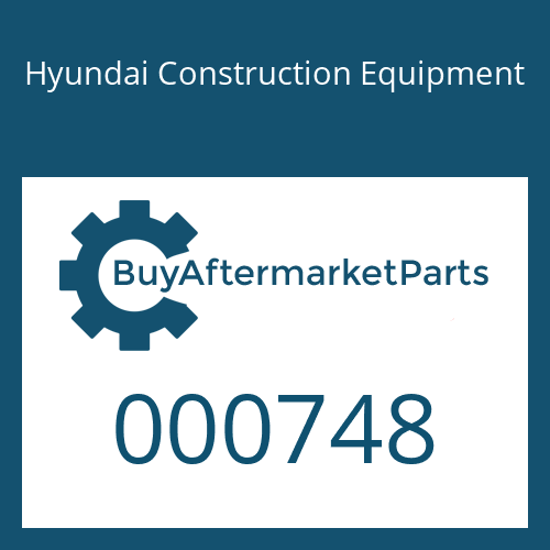 Hyundai Construction Equipment 000748 - RING-BUFFER