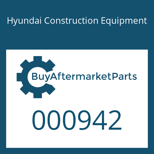 Hyundai Construction Equipment 000942 - SCREW-SET