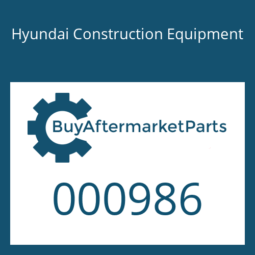 Hyundai Construction Equipment 000986 - SEAL KIT-CYL