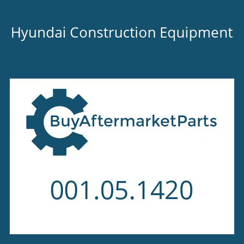 Hyundai Construction Equipment 001.05.1420 - O-RING