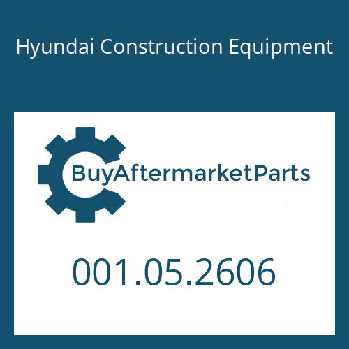 Hyundai Construction Equipment 001.05.2606 - O-RING