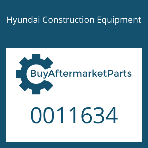 Hyundai Construction Equipment 0011634 - CARTRIDGE