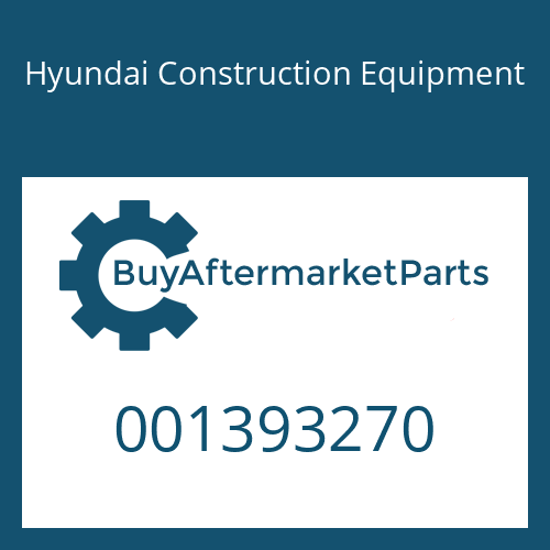 Hyundai Construction Equipment 001393270 - SEAL