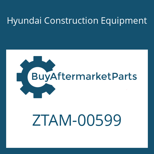 Hyundai Construction Equipment ZTAM-00599 - SEAL