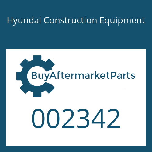 Hyundai Construction Equipment 002342 - O-RING