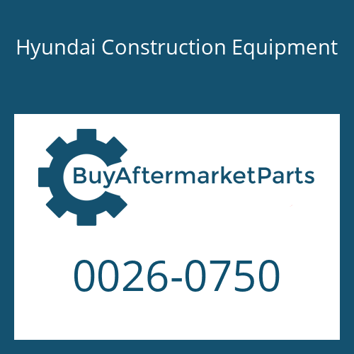 Hyundai Construction Equipment 0026-0750 - PEDAL