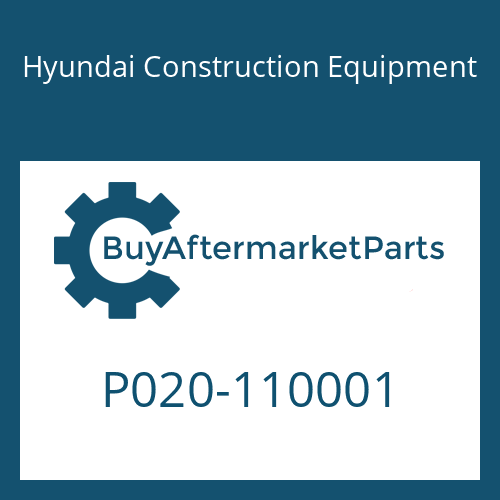 P020-110001 Hyundai Construction Equipment ELBOW-90