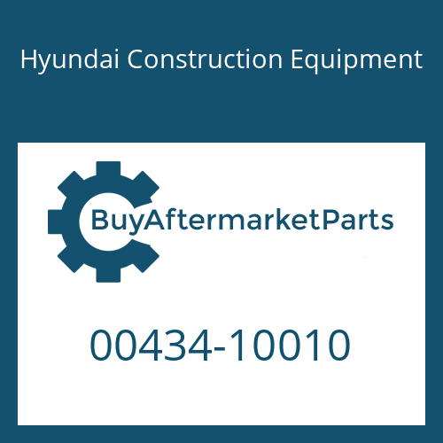 Hyundai Construction Equipment 00434-10010 - CONNECTOR