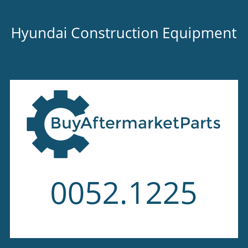 0052.1225 Hyundai Construction Equipment COVER-RH,LOW