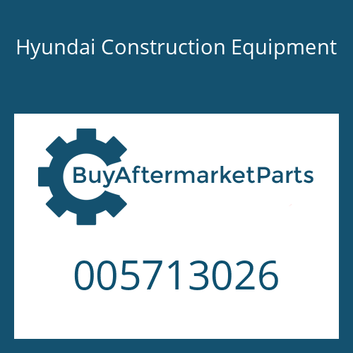 Hyundai Construction Equipment 005713026 - BEARING
