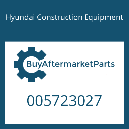 Hyundai Construction Equipment 005723027 - BEARING
