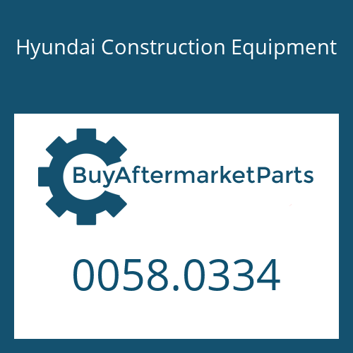 Hyundai Construction Equipment 0058.0334 - SWITCH-HAZARD