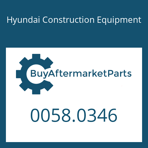 0058.0346 Hyundai Construction Equipment SWITCH-ROCKER