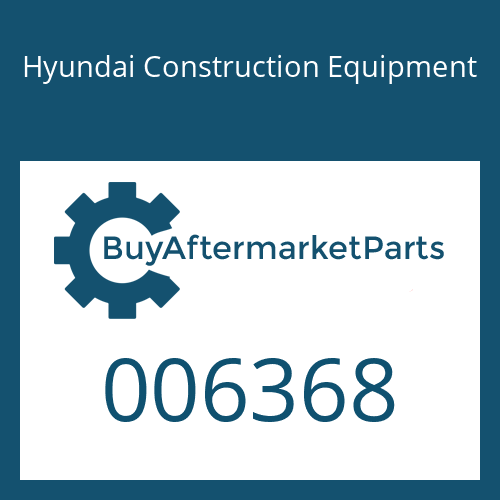 006368 Hyundai Construction Equipment SPRING-BENDING