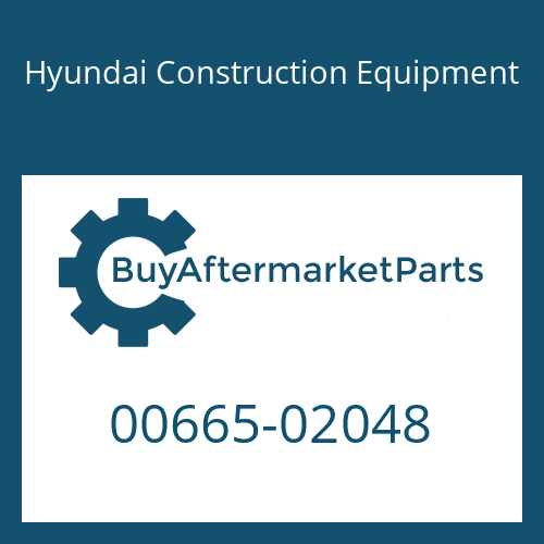 Hyundai Construction Equipment 00665-02048 - RIVET-SCREW