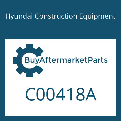Hyundai Construction Equipment C00418A - O-RING