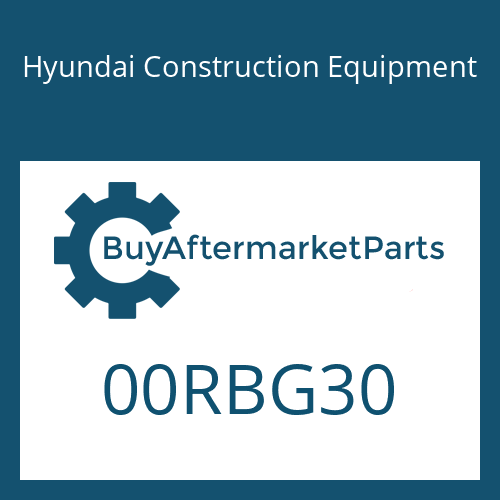 Hyundai Construction Equipment 00RBG30 - O-RING