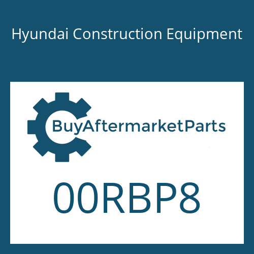 Hyundai Construction Equipment 00RBP8 - O-RING