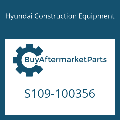 Hyundai Construction Equipment S109-100356 - BOLT-SOCKET