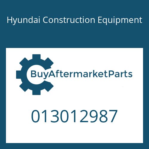 013012987 Hyundai Construction Equipment SHIM