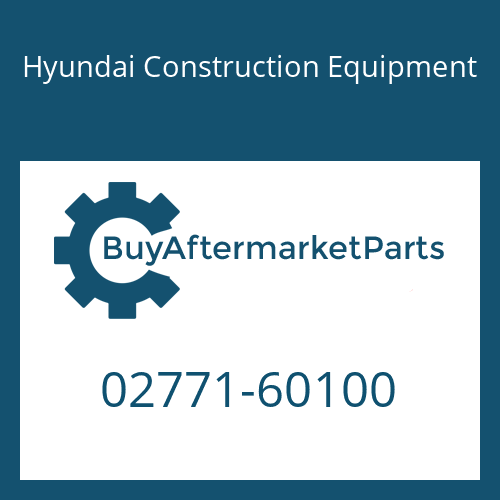 Hyundai Construction Equipment 02771-60100 - NUT-FLANGE