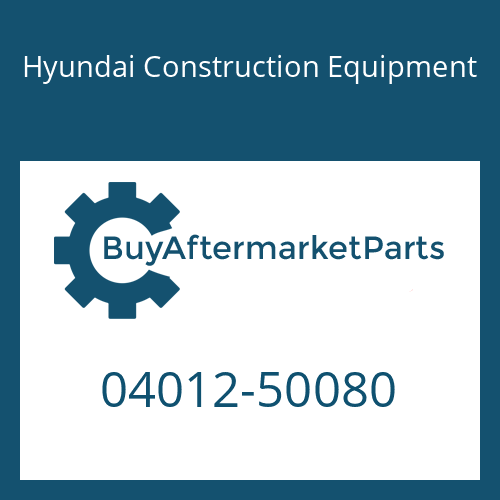 Hyundai Construction Equipment 04012-50080 - WASHER PLAIN